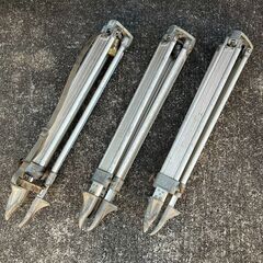 測量用アルミ三脚３台（ジャンク）