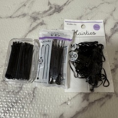 ピン　　uピン　ヘアゴム
