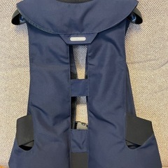 【エアバッグ新品・点検済】乗馬用プロテクター Sサイズ  ネイビー hit-airの画像
