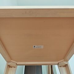 【交渉中】ダイニングテーブル DT-03-80 CHERRY チェリー 桜屋工業 80×80cmの画像