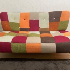パッチワーク　ソファ