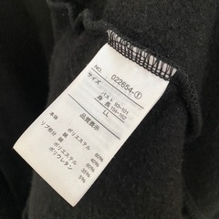 裏フリース　トレーナーワンピース　LLサイズの画像