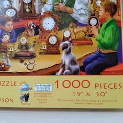 ジグソーパズル1000ピース　THE CLOCK SHOP　海外製の画像