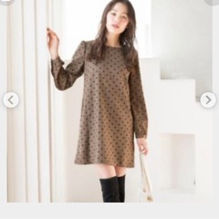 Heather ドットワンピース
の画像
