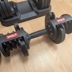 可変式ダンベル（3㎏～25㎏）2個セットの画像