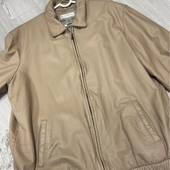 【発送可】レザージャケット　 ベージュ