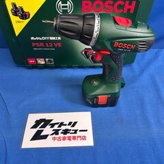 【動作保証あり】BOSCH ボッシュ PSR12VE バッテリー ドライバードリル【管理KRK1034】の画像