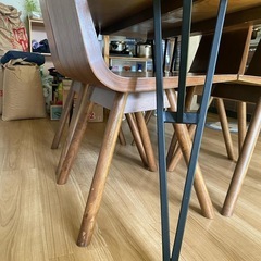 ダイニングテーブル4人用セット 値下げました！の画像