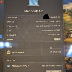MacBook air core i5  2019 の画像