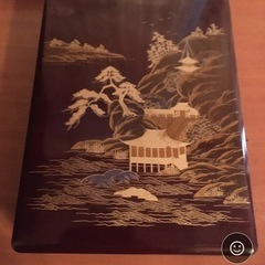 書道具　文箱　硯箱　収納箱　高級感　物入れ　書類入れ　アンティー...