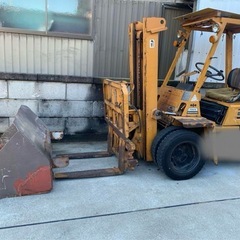 【KOMATSU】 コマツ 2.5t フォークリフ  トバケット付きの画像