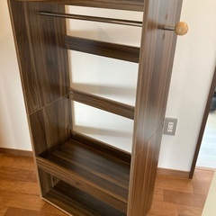 ★新入学・新入園に今から準備！子供用のクローゼット、整理棚！カバンも掛けられます！★の画像