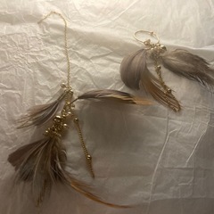 羽根ピアス3点セットの画像