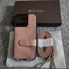 スマホショルダー『手ぶらdeスマホ』iPhone14proケース 本革の画像