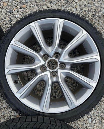 【美品】19インチ4本セット、スタッドレスタイヤ付きホイール