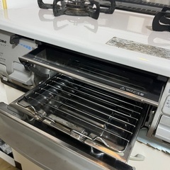 2口コンロ　グリル付きの画像