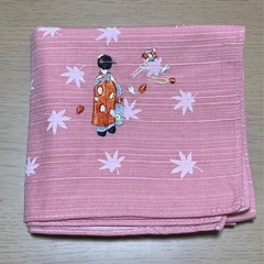 青々庵 大判ハンカチ 綿100%