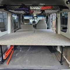 エブリイバン　ベッドキット　車中泊や職人さんの棚として