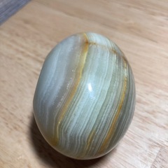 メノウ　卵型置物　原石の画像