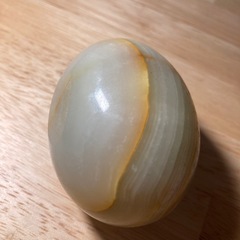メノウ　卵型置物　原石の画像