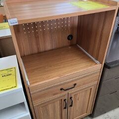 J6581　NITORI　ニトリ　レンジ台　ノクタ1260　ミドルブラウン　クリーニング済　【リユースのサカイ柏店】参考価格13,797円