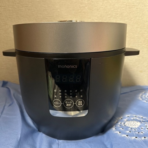 2022年製　炊飯器 ジャンク品　MONONICS MN-RC12-BK