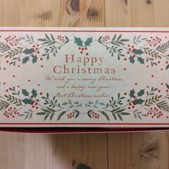 紙箱　クリスマス　ふた付きの画像