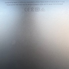 MacBook Air 稼働品の画像