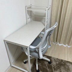 【受渡者決定】ニトリデスク&チェアセットの画像