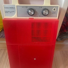 ポータブルレコードプレイヤー　