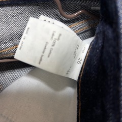 moussy  ハイウエストワイドデニム　26  ワンウォッシュの画像