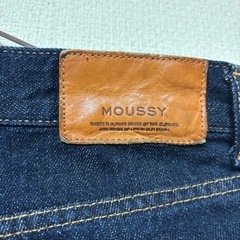 moussy  ハイウエストワイドデニム　26  ワンウォッシュの画像