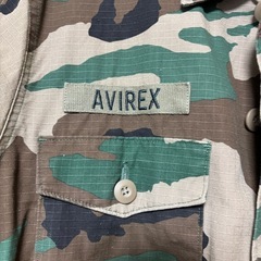 美品　AVIREX カモフラ柄ミリタリージャケット　M メンズの画像