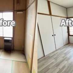 和室を洋室に！！！