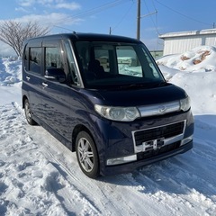 タントカスタム 車検2年付 四駆 スタッドレス付の画像