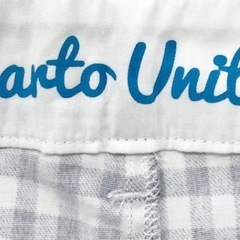 美品 CUARTO UNITED ゴルフパンツ サイズM ギンガムチェック チェック柄 ゴルフウェア クアルトユナイテッドの画像