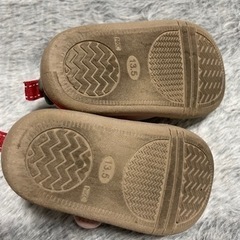ベビー幼児ピンクのお靴の画像