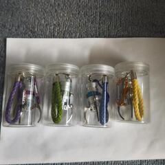 クレーンアームキーホルダー4個の画像