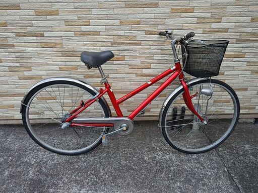 中古自転車 3段変速 27インチ オートライト 軽整備済み 防犯登録対応 町田市 相模原市 MM602