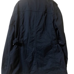 コムサイズム ブラック モッズコート Mサイズの画像