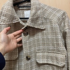 h&m ツイードジャケットの画像