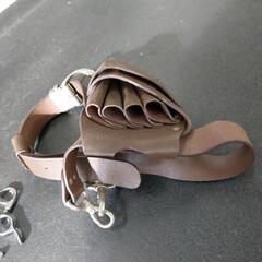 🔶理容師/美容師ハサミ✂3本セット革製ホルダー付きの画像