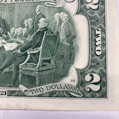 アメリカ建国200周年記念　２ドル札　ピン札の画像