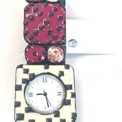 時計　ハンドメイド　1点物ですの画像