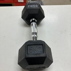 K2501-419 5kgダンベル キズ汚れ有りの画像