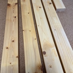 2x4材 5本 パイン材の画像