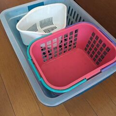 無料！水切りカゴ　おまとめの画像