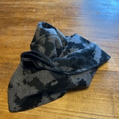 メンズマフラーカモフラ柄の画像
