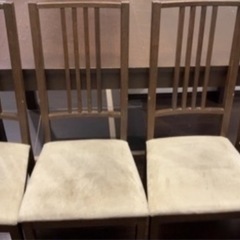 1/25.12時まで【IKEA ダイニングテーブルイス】w140 ✖️d84✖️h74。の画像