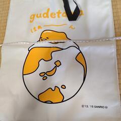 エコバッグ　ぐでたま　ノベルティ　大容量の画像
